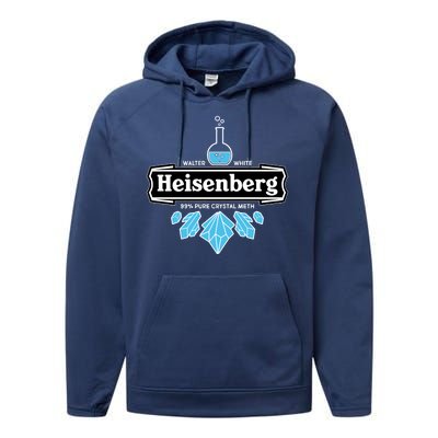 Walter White Heisenberg Beer Chemist Performance Fleece Hoodie