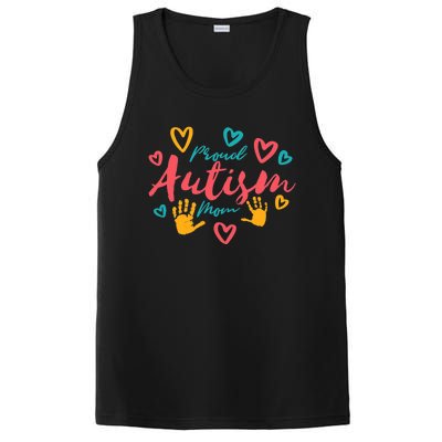 Wo Autism Mom Proud Autistic Pride Awareness Day Month Asperger PosiCharge Competitor Tank