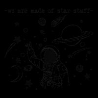 We Are Made Star Stuff Spaceman Astronomy Astronaut Present Drawstring Bag