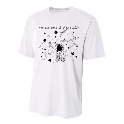 We Are Made Star Stuff Spaceman Astronomy Astronaut Present Performance Sprint T-Shirt