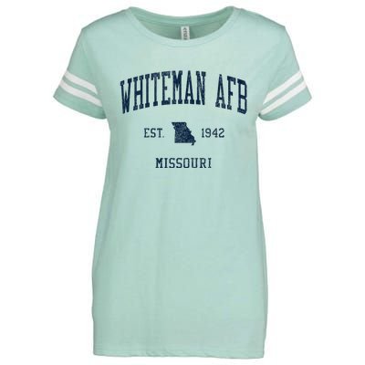 Whiteman Afb Mo Vintage Athletic Sports Enza Ladies Jersey Football T-Shirt