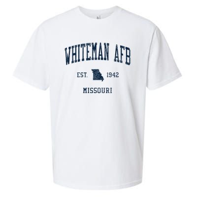 Whiteman Afb Mo Vintage Athletic Sports Sueded Cloud Jersey T-Shirt