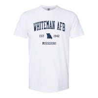 Whiteman Afb Mo Vintage Athletic Sports Softstyle CVC T-Shirt