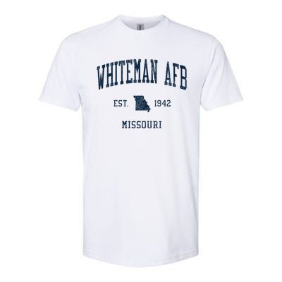 Whiteman Afb Mo Vintage Athletic Sports Softstyle CVC T-Shirt