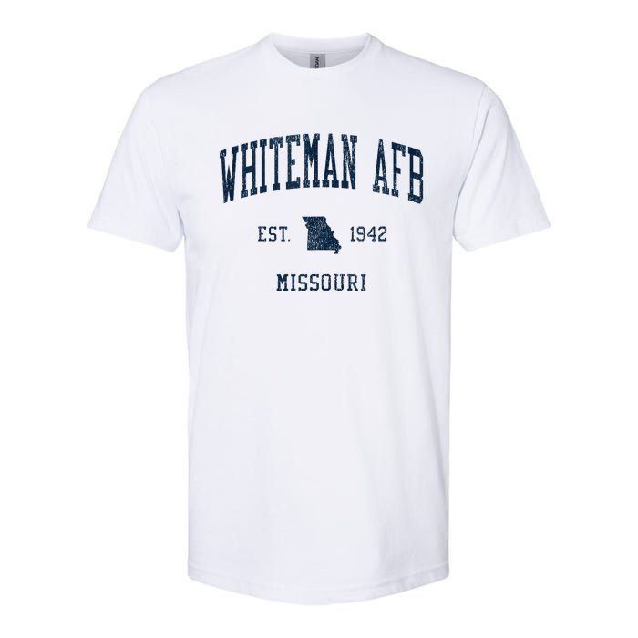 Whiteman Afb Mo Vintage Athletic Sports Softstyle CVC T-Shirt