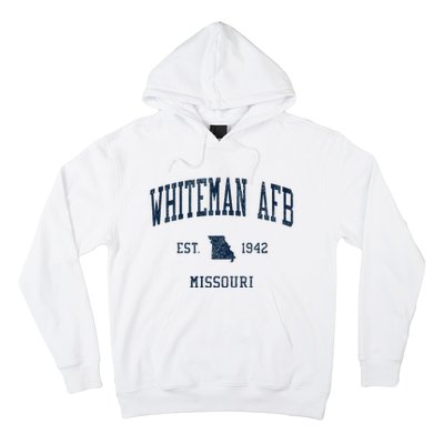 Whiteman Afb Mo Vintage Athletic Sports Hoodie