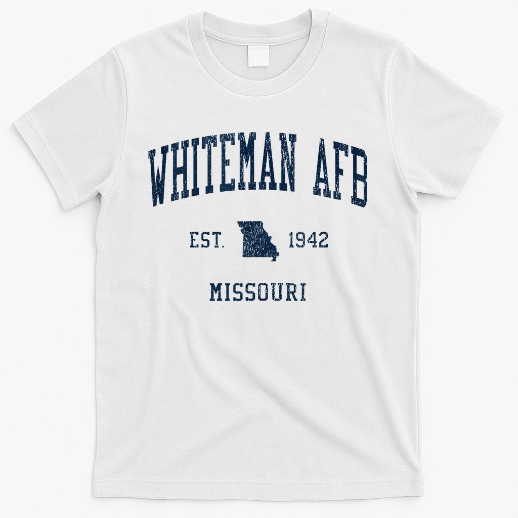 Whiteman Afb Mo Vintage Athletic Sports T-Shirt