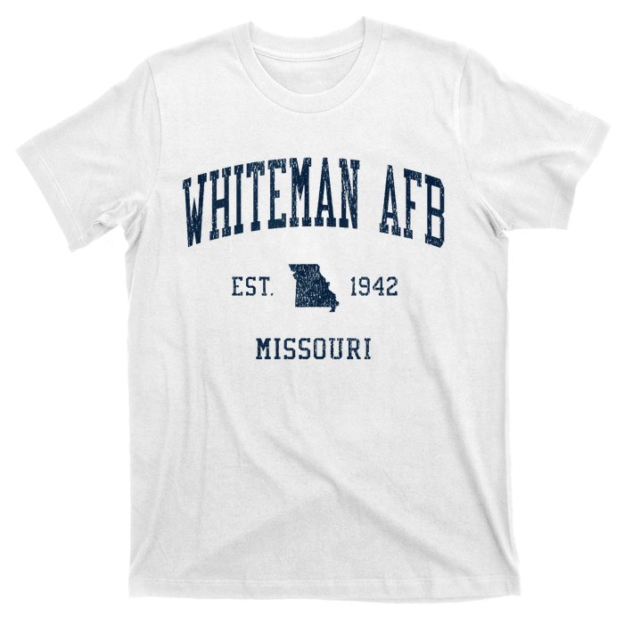 Whiteman Afb Mo Vintage Athletic Sports T-Shirt