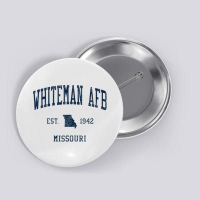 Whiteman Afb Mo Vintage Athletic Sports Button