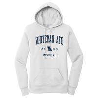 Whiteman Afb Mo Vintage Athletic Sports Women's Pullover Hoodie