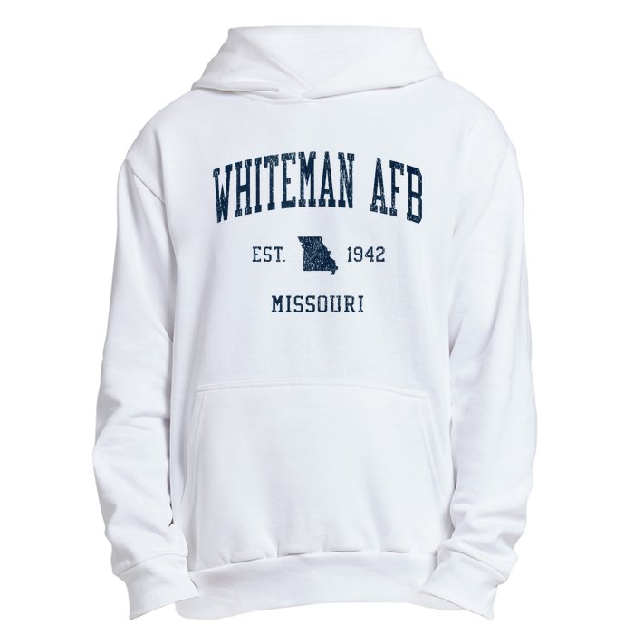 Whiteman Afb Mo Vintage Athletic Sports Urban Pullover Hoodie