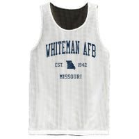 Whiteman Afb Mo Vintage Athletic Sports Mesh Reversible Basketball Jersey Tank