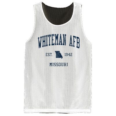 Whiteman Afb Mo Vintage Athletic Sports Mesh Reversible Basketball Jersey Tank