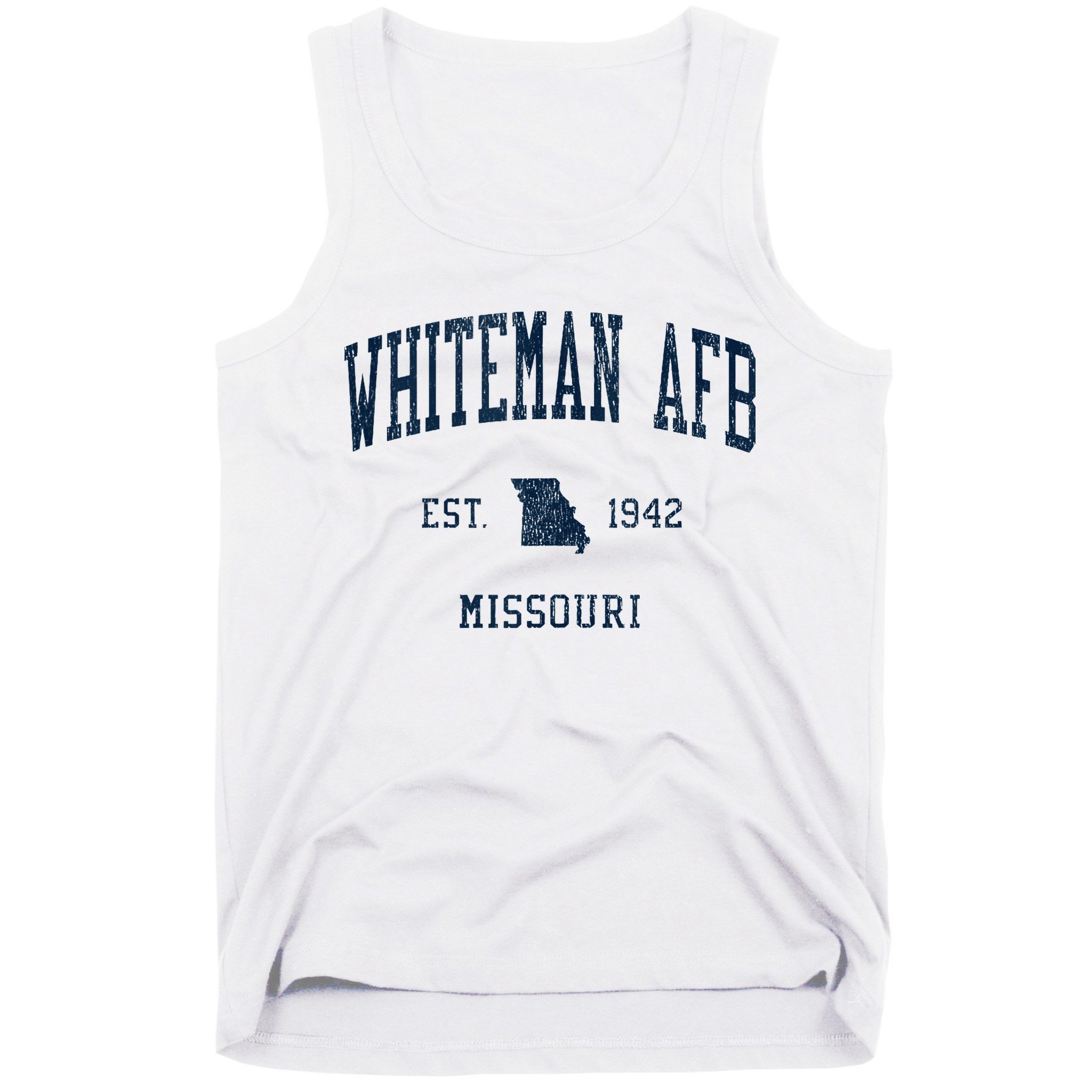 Whiteman Afb Mo Vintage Athletic Sports Tank Top