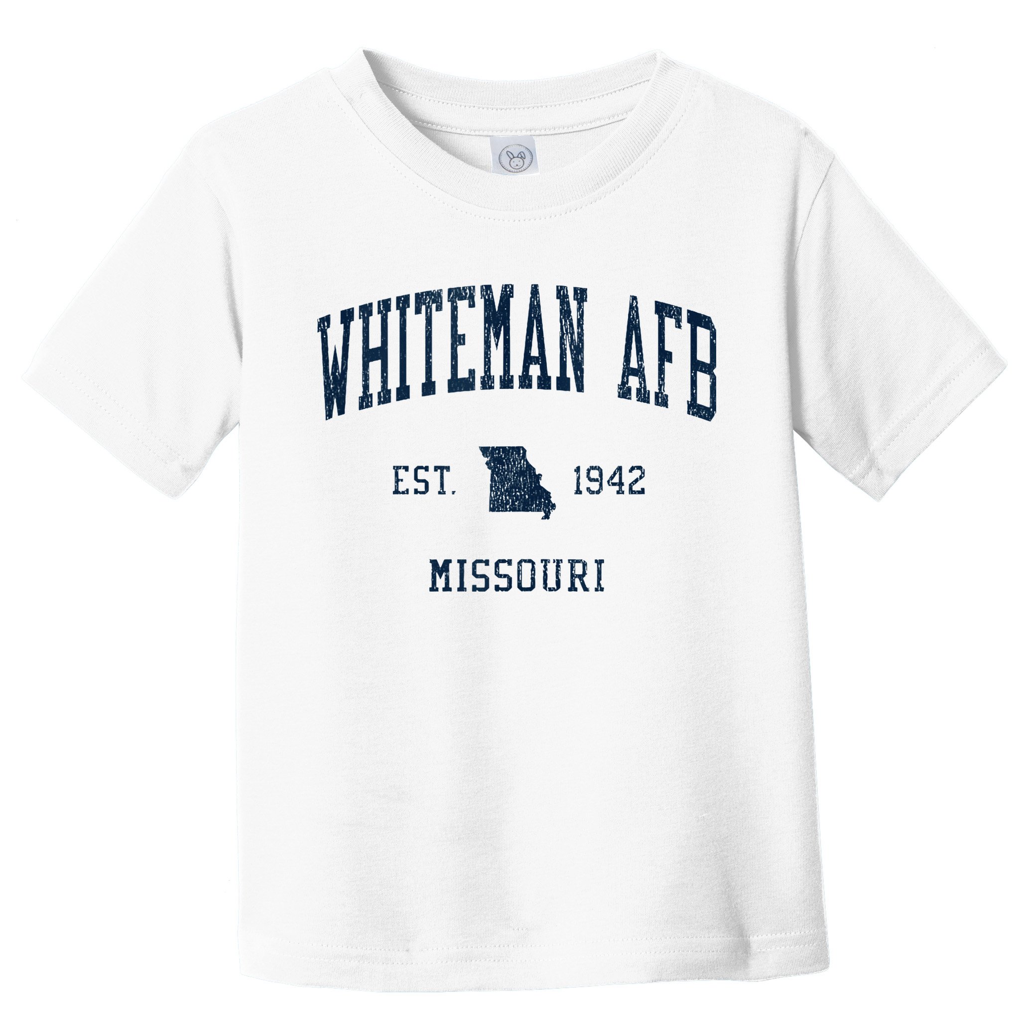Whiteman Afb Mo Vintage Athletic Sports Toddler T-Shirt