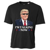 Wait A Minute Im Talking Trump Debate 2024 Sound Familiar Cooling Performance Crew T-Shirt