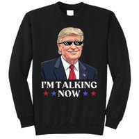 Wait A Minute Im Talking Trump Debate 2024 Sound Familiar Sweatshirt