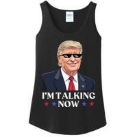 Wait A Minute Im Talking Trump Debate 2024 Sound Familiar Ladies Essential Tank