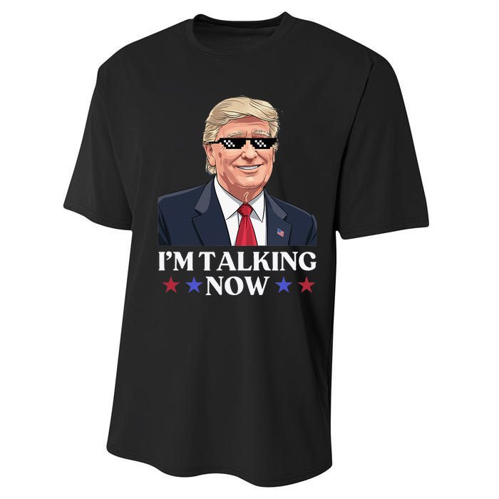 Wait A Minute Im Talking Trump Debate 2024 Sound Familiar Performance Sprint T-Shirt