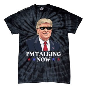 Wait A Minute Im Talking Trump Debate 2024 Sound Familiar Tie-Dye T-Shirt