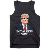 Wait A Minute Im Talking Trump Debate 2024 Sound Familiar Tank Top