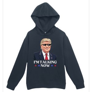 Wait A Minute Im Talking Trump Debate 2024 Sound Familiar Urban Pullover Hoodie