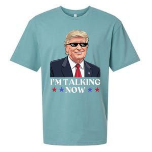 Wait A Minute Im Talking Trump Debate 2024 Sound Familiar Sueded Cloud Jersey T-Shirt