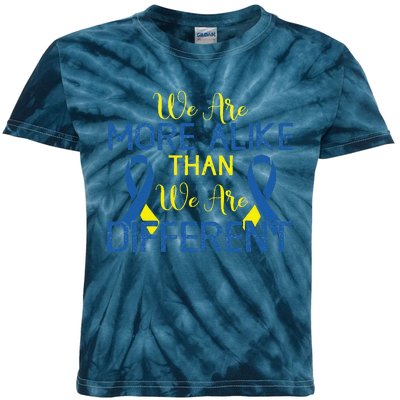 We Are More Alike Than Different Autism Kids Tie-Dye T-Shirt