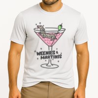 Weenies And Martini Weenie Dog Lover Cooling Performance Crew T-Shirt