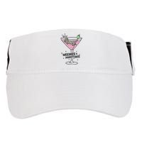 Weenies And Martini Weenie Dog Lover Adult Drive Performance Visor
