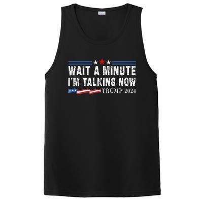 Wait A Minute IM Talking Now Funny Trump Harris Debate 2024 PosiCharge Competitor Tank