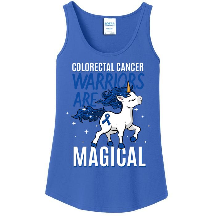 Warriors Are Magical Colorectal Cancer Colonoscopy Advocate Gift Ladies Essential Tank