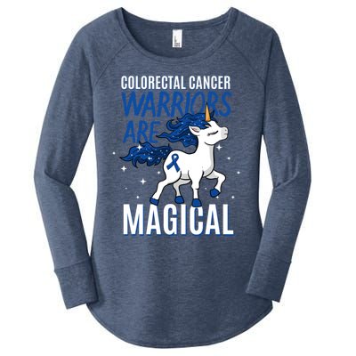 Warriors Are Magical Colorectal Cancer Colonoscopy Advocate Gift Women's Perfect Tri Tunic Long Sleeve Shirt