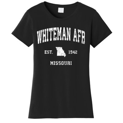 Whiteman Afb Missouri Mo Vintage Athletic Sports Women's T-Shirt