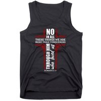 We Are More Than Conquerors Romans 8:37 Tank Top