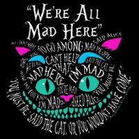 We_re All Mad Here Wonderland Cheshire Cat Love Cats Impact Tech Backpack