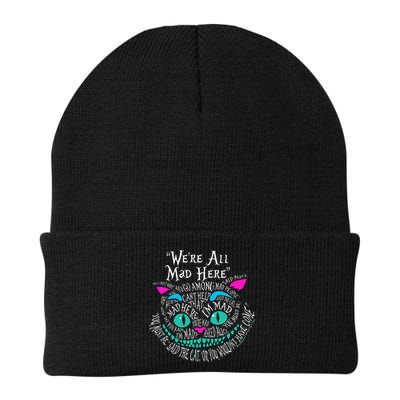 We_re All Mad Here Wonderland Cheshire Cat Love Cats Beanie