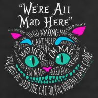 We_re All Mad Here Wonderland Cheshire Cat Love Cats Hat