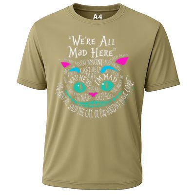 We_re All Mad Here Wonderland Cheshire Cat Love Cats Performance Shirt