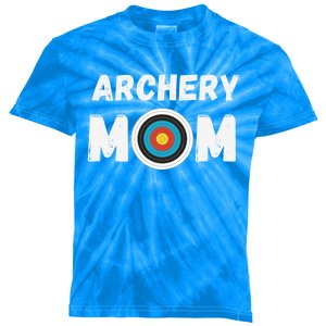 Wo Archery Mom Mother's Day Vegas Compound Bow Archery Gift Kids Tie-Dye T-Shirt