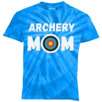 Wo Archery Mom Mother's Day Vegas Compound Bow Archery Gift Kids Tie-Dye T-Shirt