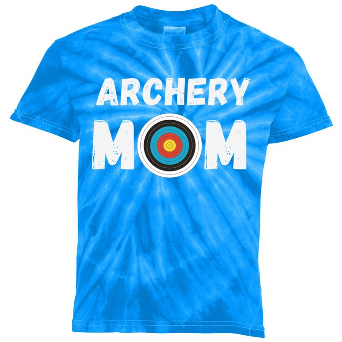 Wo Archery Mom Mother's Day Vegas Compound Bow Archery Gift Kids Tie-Dye T-Shirt