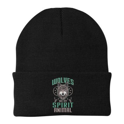 Wolves Are My Spirit Animal Wolf Lover Animal Dreamcatcher Beanie