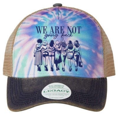 We Are Not Going Back Vote Kamala Harris Legacy Tie Dye Trucker Hat