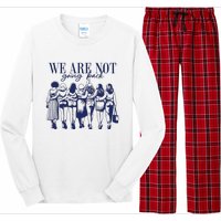 We Are Not Going Back Vote Kamala Harris Long Sleeve Pajama Set