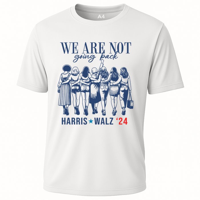 We Are Not Going Back Feminist Kamala Harris Waltz 24 Performance Shirt