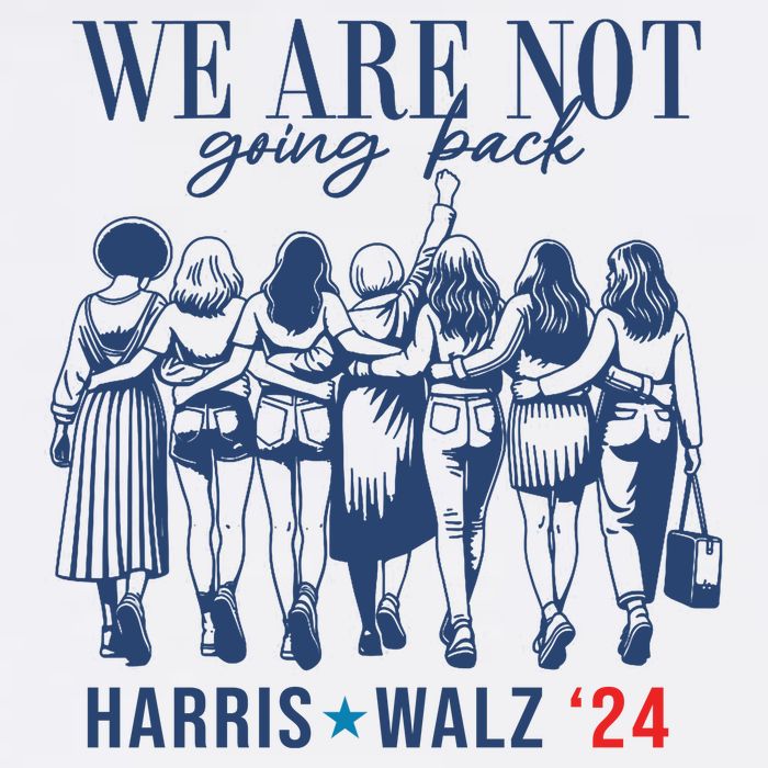 We Are Not Going Back Feminist Kamala Harris Waltz 24 Performance Shirt
