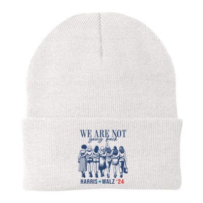 We Are Not Going Back Feminist Kamala Harris Waltz 24 Beanie
