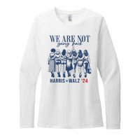 We Are Not Going Back Feminist Kamala Harris Waltz 24 Womens CVC Long Sleeve Shirt