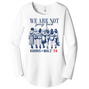 We Are Not Going Back Feminist Kamala Harris Waltz 24 Women's Perfect Tri Tunic Long Sleeve Shirt